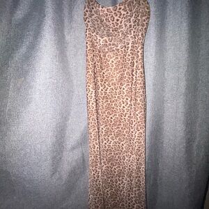 See You Monday Leopard Print Maxi Dress